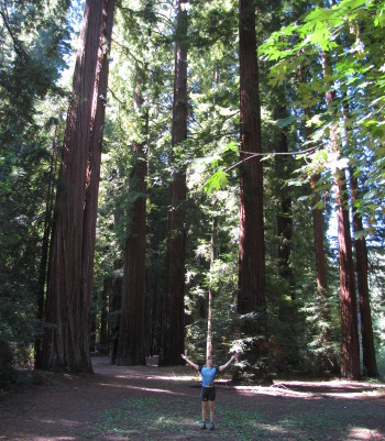 girl in forest