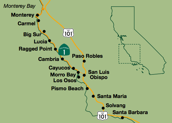 Map Santa Barbara bike tour
